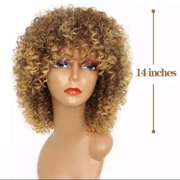 Very Soft Ombre Blonde Curly Wig - Picture 2 of 4